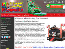 Tablet Screenshot of polkcountymoonwalks.com